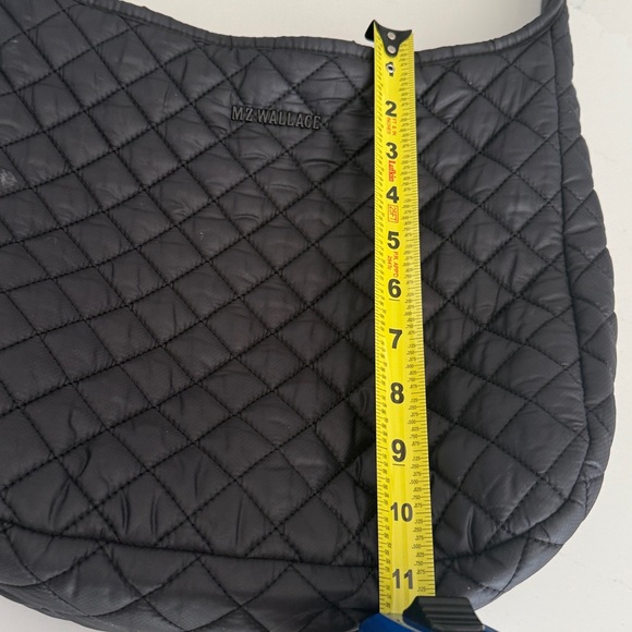 MZ WALLACE Parker Black Quilted Shoulder Bag NWT - Picture 10 of 11